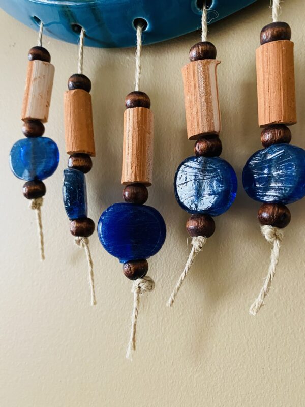 Glass | Ceramic evil eye wall decor/ Blue multi - Image 4