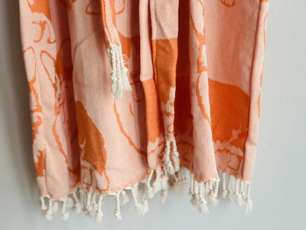 Corgi patterned oversized loungewear | Orange - Image 7