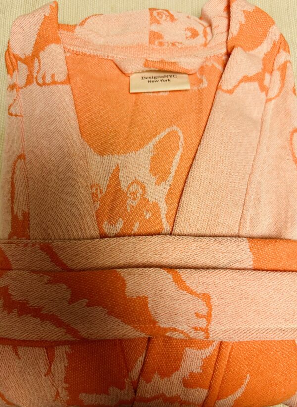 Corgi patterned oversized loungewear | Orange - Image 5