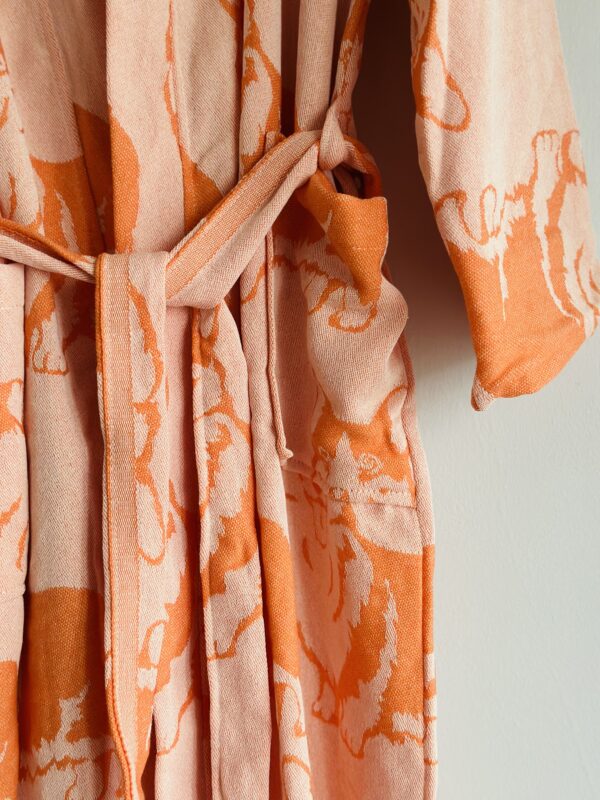 Corgi patterned oversized loungewear | Orange - Image 4