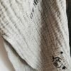 Hand-painted New York silhouette oversized kimono | Gray - Image 4
