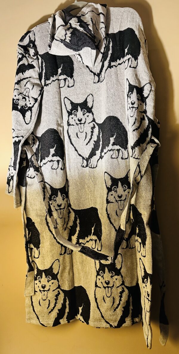 Corgi patterned oversized loungewear | Black - Image 8