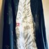 Hand-painted The Eye Patterned scarf, Black - Image 4