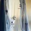 Hand-painted Dream Catcher scarf, Silver Gray - Image 5
